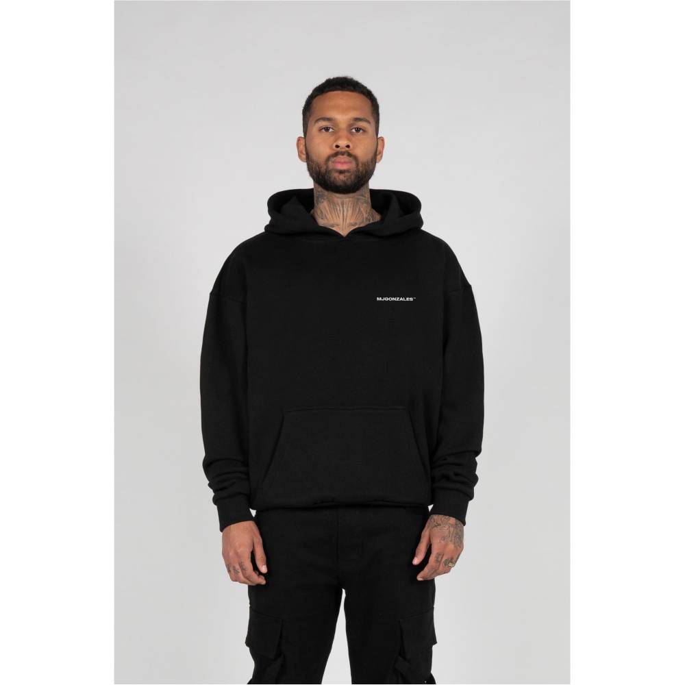 MJ GONZALES - Heavy Oversized Essentials V.4 Hoodie/trui - Zwart